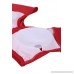 VamJump Women's Ruffle Cap Sleeve Tie Front High Waisted 2PCS Swimsuit Red B07PB9T78X